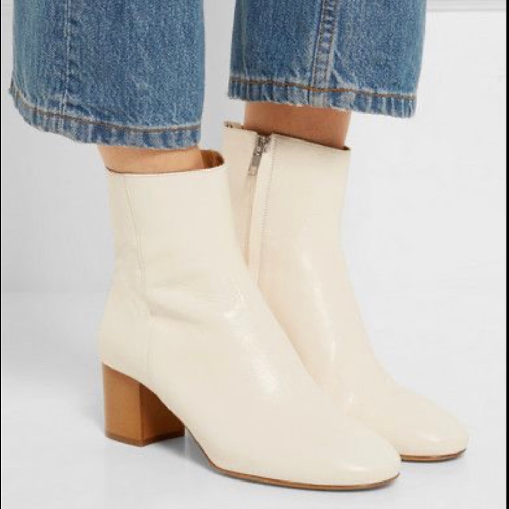 Isabel Marant soft beige leather ankle boot size:37 - Picture 2 of 11